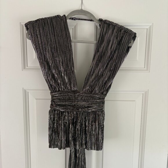 Sabina Musayev Black Shelby top - Picture 2 of 4